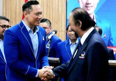 Surya Paloh Bertemu AHY di Markas Demokrat, Pertemuan Om dan Keponakan