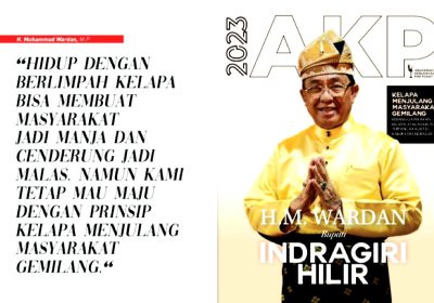 Indragiri Hilir Berjuluk “Negeri Seribu Parit, Hamparan Kelapa Dunia”