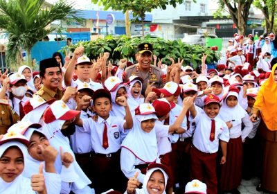 Kapolda Sulteng berikan Surprise, Jadi Irup di SDN 15 Palu