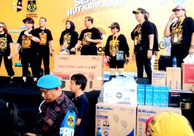 Semarak HUT KBPP Polri ke-20 di GBK Meriah dan Bertabur Hadiah