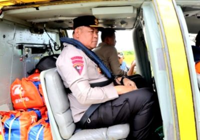 Kapolda Kepri Turun Langsung ke Lokasi Longsor di Pulau Serasan, Natuna, Kepri