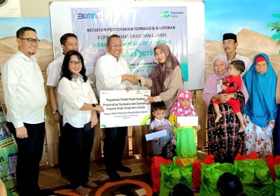 PT Pegadaian Berikan Bantuan CSR Sembako ke Istana Yatim Baitul Quro Parung Panjang Bogor