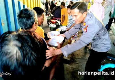 Wakapolsek Cakung Apresiasi Ratusan Takjil Dinikmati Warga Sekitar