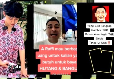 Viral Artis dan Pengusaha Bagi-bagi Uang Ratusan Juta Buat THR
