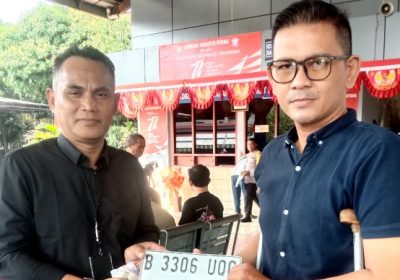 Senyum Bahagia Penyandang Disabilitas di Samsat Jakarta Pusat