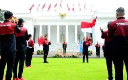 Presiden Jokowi Lepas Kontingen Indonesia ke SEA Games di Kamboja