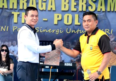 Kapolda Metro Gelar Acara Olahraga Bersama Jajaran Puspomal
