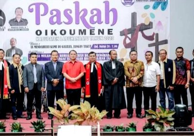 Bupati Labuhanbatu Hadiri Hari Paskah