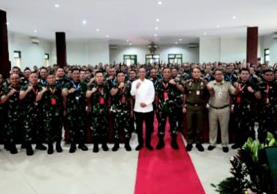 Pj Gubernur DKI Berikan Pembekalan di Apel Dansat Kodam Jaya