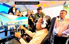 Pj Gubernur DKI Heru Budi Hartono Jajal e-Sport Simulator