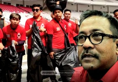 Puncak Bulan Bung Karno, PDIP Kerahkan Komunitas Juang Bersihkan Sampah di Stadion GBK