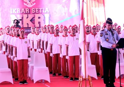 Hari Lahir Pancasila, 76 Napi Terorisme Ikrar Setia NKRI