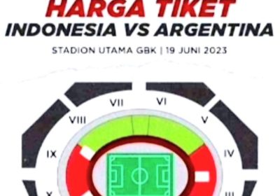 Wow, Tiket Pertandingan Indonesia Versus Argentina Habis Terjual di Hari Kedua