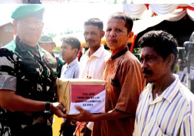 Danrem 011/LW Dampingi Irdam IM Tutup TMMD ke 116.