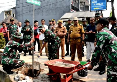Kasdam Jaya Resmi Menutup Progam TMMD Ke 116 di Wilayah Kodam Jaya/Jayakarta