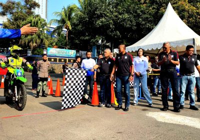Polda Metro Gelar Lomba Ketangkasan Bermotor Sambut HUT Bhayangkara ke-77