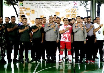 Polresta Bandara Soetta Meriahkan HUT Bhayangkara ke-77 dengan Turnamen Olahraga