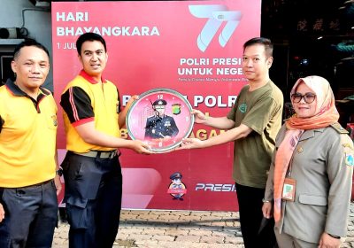 HUT Bhayangkara ke-77 Polres Metro Jakpus Revitalisasi Vihara Tertua