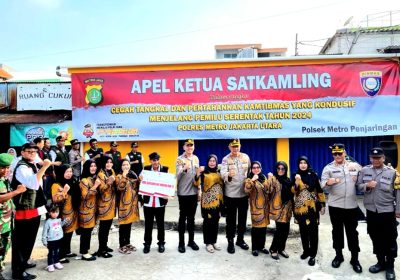 Jelang Pemilu 2024, Kapolres Jakut: Satkamling Garda Terdepan Dalam Menjaga Kamtibmas