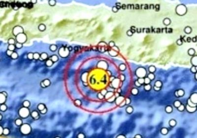 Gempa berkekuatan Magnitudo 6,4 Guncang 86 Kilometer Barat Daya Bantul