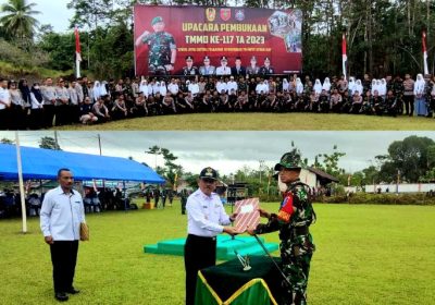 Kodim 1429/Butur Bersinergi dengan Pemda Membangun Infrastruktur Desa Melalui TMMD ke-117