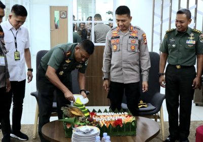 HUT Bhayangkara, Polresta Bandara Soekarno Hatta Terima Tiga Kunjungan Lembaga TNI