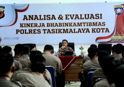 Kapolres Tasikmalaya Kota Pimpin Apel Bhabinkamtibmas Optimalisasi Kinerja Menjaga Harkamtibmas