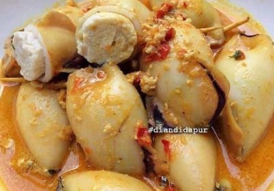 Kalio Cumi Isi Telur dan Tahu