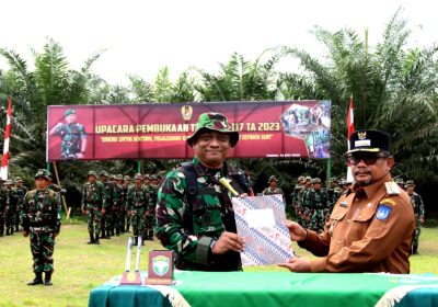Pj Wali Kota Langsa Buka TMMD 117 Kodim 0104 Atim