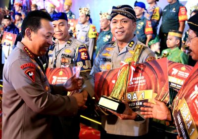Polda Jatim Raih Penghargaan Kapolri Perlombaan Fungsi SDM