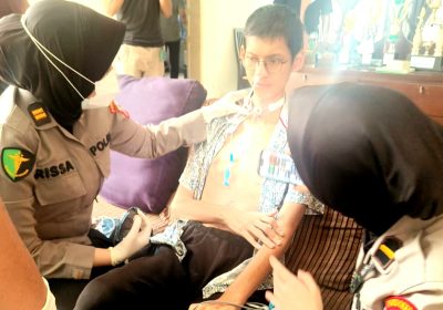 Kapolri Beri Perhatian Penuh Mahasiswa Korban Jeratan Kabel Optik