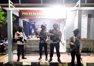 Pengamanan Lapas Gunung Sindur Dikawal Brimob Bersenjata