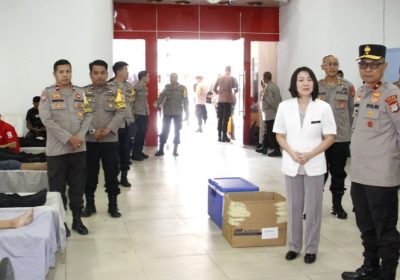 Wakapolda Sulteng Pimpin Baksos AKABRI 91 di Polresta Palu