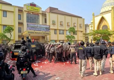 Sambut Pemilu 2024 Polresta Bogor Kota Gelar Simulasi Sispamkota