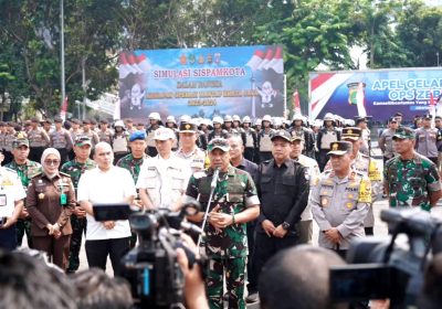Pangdam Jaya Hadiri Simulasi Sispamkota Operasi Mantap Brata Jaya 2023-2024