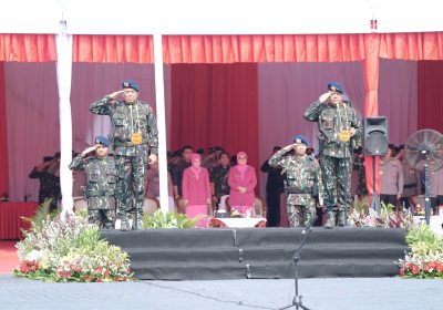 Serah Terima Petaka Korp Brimob Polri Satya Cakti Yonattama