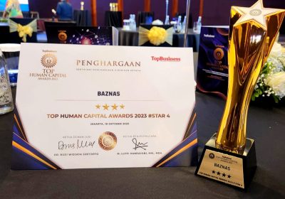 Baznas Raih Dua Penghargaan Top Human Capital Awards 2023