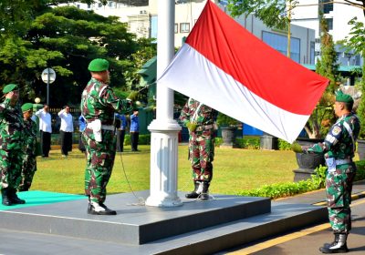 Kodim 0501/JP Gelar Upacara Peringati Hari Sumpah Pemuda
