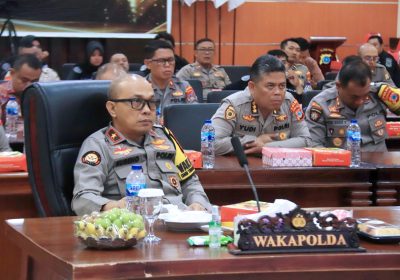 Wakapolda Sulteng Hadiri HUT Humas Polri Secara Virtual