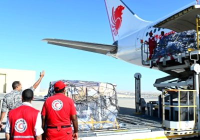 Pesawat Ketiga Pembawa Bantuan Indonesia untuk Palestina Tiba di El Arish