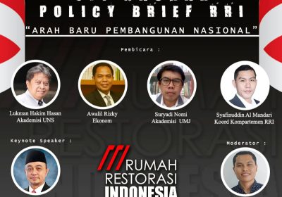 Konsep Arah Baru Pembangunan Nasional