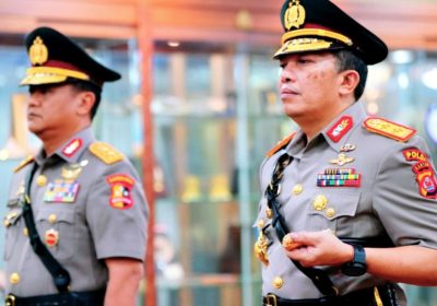 Kapolri Pimpin Sertijab Kapolda Banten di Mabes Polri