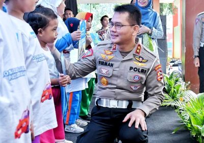 Kakorlantas Launching Pollman Sosialisasi Lalin pada Anak Usia Dini