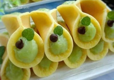 Kue Manja Cream Pandan