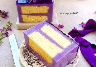 Pudding Cake Taro Vanilla