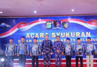 Syukuran HUT Ke-73, Polairud PMJ Siap Amankan Pemilu Damai Menuju Indonesia Maju