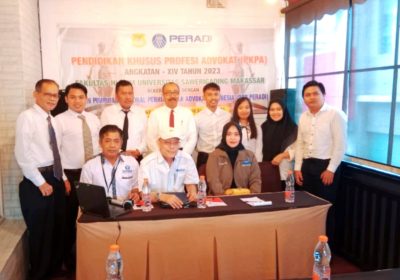 Pembukaan Secara Resmi Pendidikan Khusus Profesi Advokat (PKPA) FH UNSA Angkatan XIV