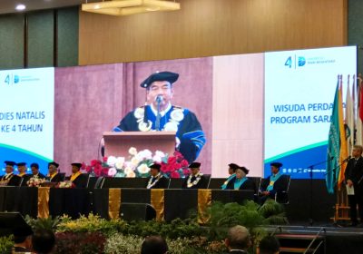 Universitas Dian Nusantara Gelar Dies Natalis ke-4 dan Wisuda Perdana