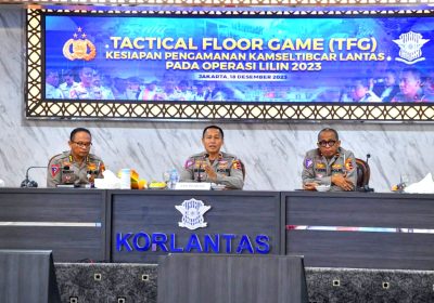 Korlantas Polri Gelar TFG Persiapan Pengamanan Operasi Lilin 2023
