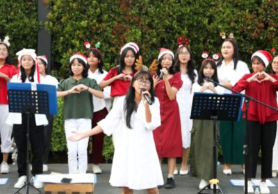 Christmas Carol di Bundaran HI dan Sarinah Berlangsung Meriah